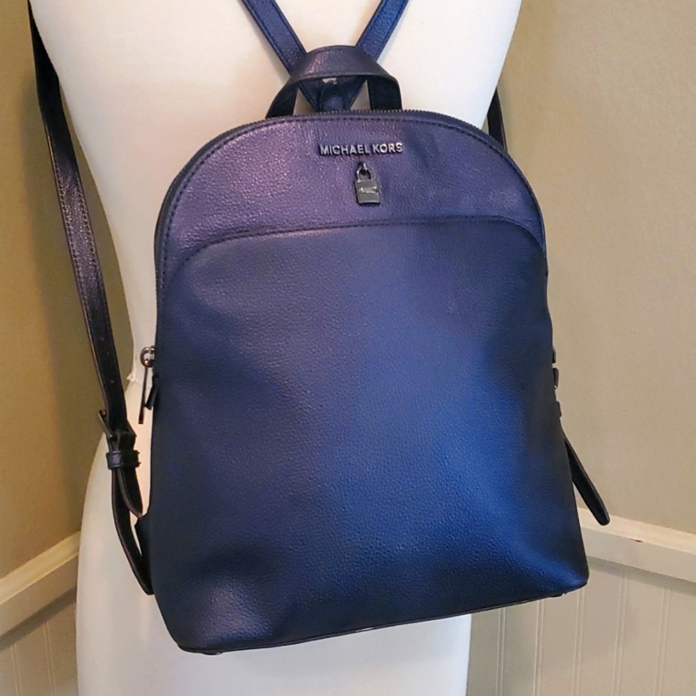Michael Kors metallic Adele backpack